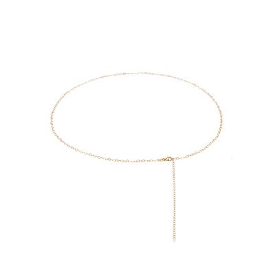 Bauchketten und Fußketten Set ELLI "Schmuckzubehör Taillenkette Body Chain Herz 925er Silber vergoldet" Gr. 65, gold, Schmuck_Sets, Damen, 65
