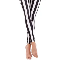 Leggings "Streifen", weiß/schwarz