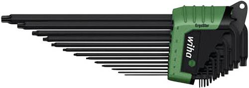 Wiha Innen-TORX Winkelschraubendreher-Set T 5, T 6, T 7, T 8, T 9, T 10, T 15, T 20, T 25, T 27, T 30, T 40, T 45 13teilig