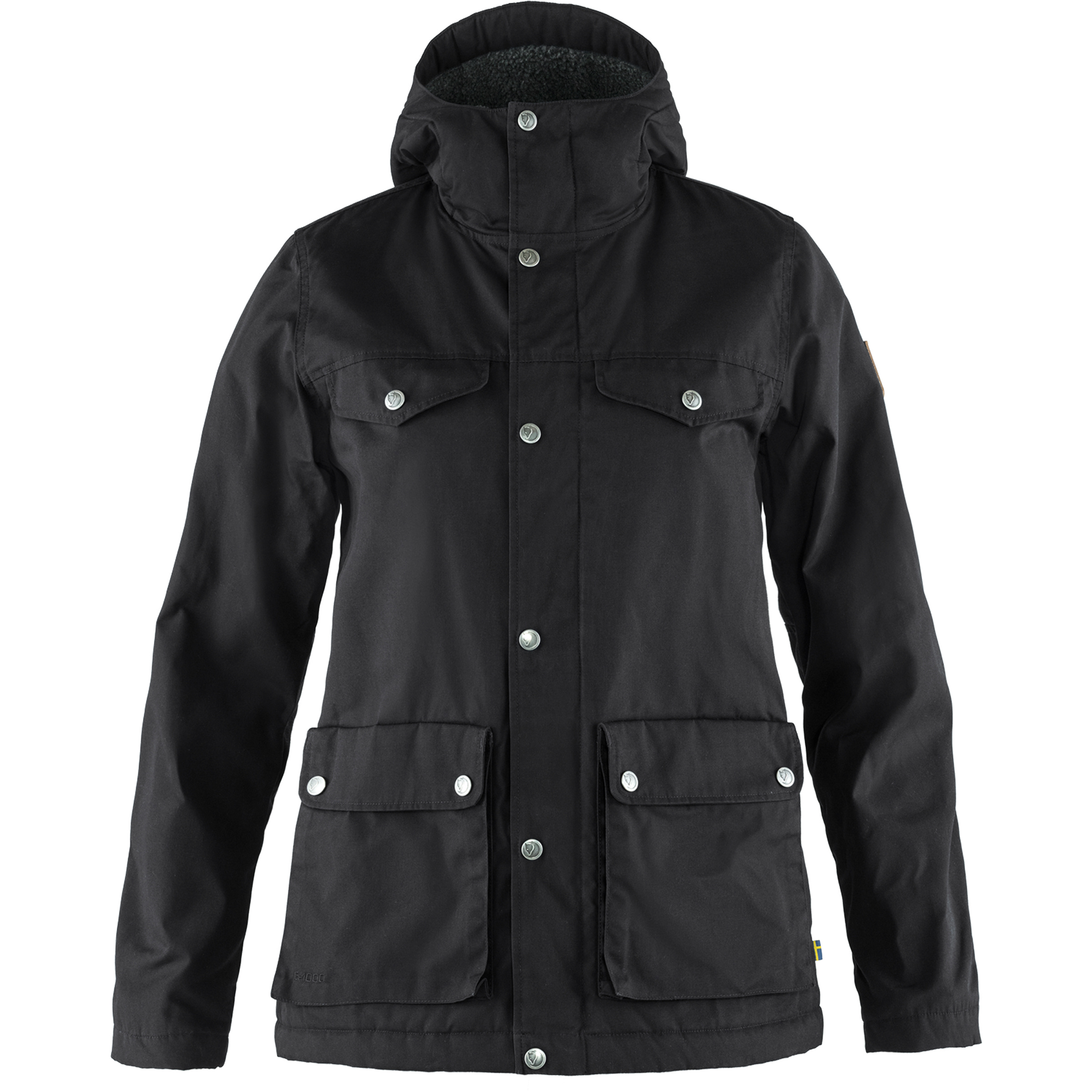 Fjällräven Greenland Winter Damen Isolationsjacke schwarz Größe XS Trekking Widerstandsfähig Wasserabweisend
