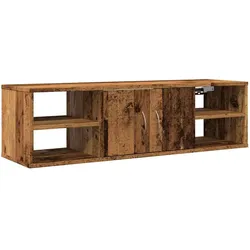 vidaXL Wandschrank Altholz-Optik 101x30x29 cm Holzwerkstoff