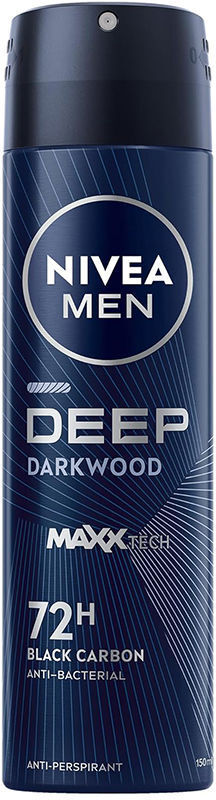 Nivea Men Deep Black Carbon deo vaporisateur 150 ml