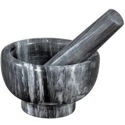 Küchenprofi Mörser Marmor Stein, Marmor, Granit Grau