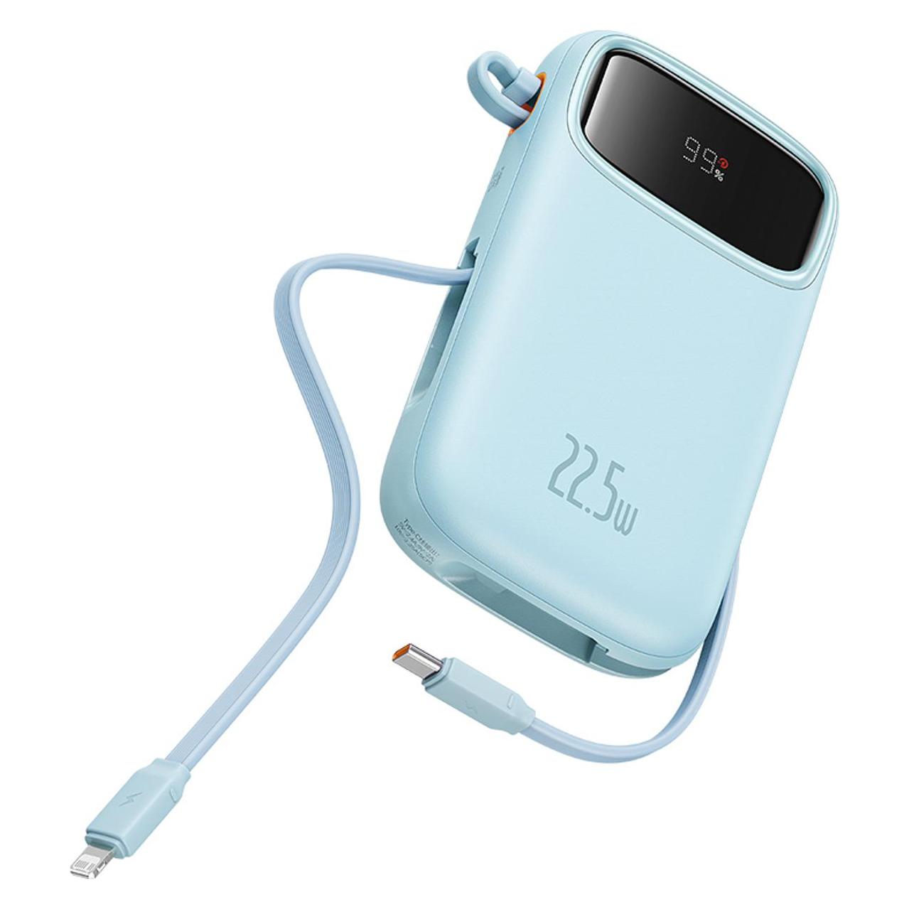 Baseus Powerbank Qpow Pro+, 20000mAh, 22.5W, QC + PD, Blue (20000 mAh, 22.50 W) (P10055002313-00)