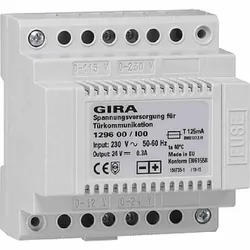Gira Lade-Netzteil, Video, 24V, DC, Bus-System, IP20, 129600