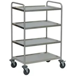 Novocal SE4-96 Mehrzweckwagen 4 Böden Etagenwagen Mehrzweckwagen, 4 Fachböden, 900x550 mm