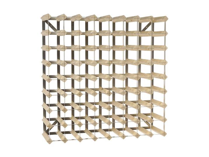 Weinregal für 72 Flaschen Kiefer 83 × 83 × 22 cm