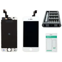 iPhone SE Display weiß - Premium-Set