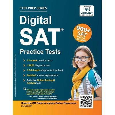 Digital SAT Practice Tests, Taschenbuch von Vibrant Publishers, Vibrant Publishers, 978-1-63651-335-5