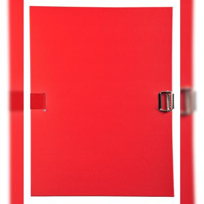Exacompta 30109H 10x Verstärkter Deckel aus Polypropylen, elegant und stabil. Exzellenter Dokumentenhalt dank der Klappe am unteren Rand. - Rot