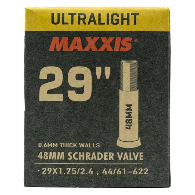 Maxxis UltraLight Fahrradschlauch (Schrader (AV), 29", 48 mm) (2245)