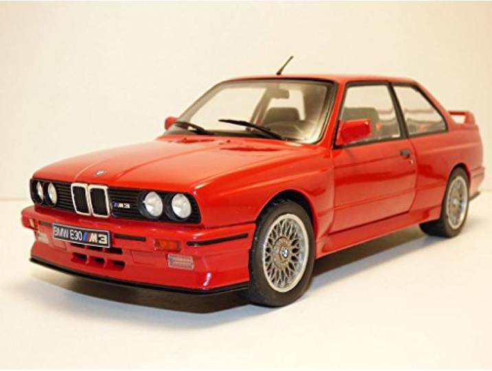 SOLIDO - BMW - M3 E30-1990 miniatuurauto, 1801502, rood