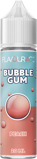 Flavourage Bubble Gum Peach Liquido Shot 20ml Chewing Gum Pesca Ghiaccio
