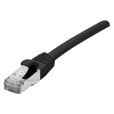 Générique Cat6 RJ45 Patch cable F/UTP PVC ecofriendly black - 1m (F/UTP, CAT6, 1 m) (854648)