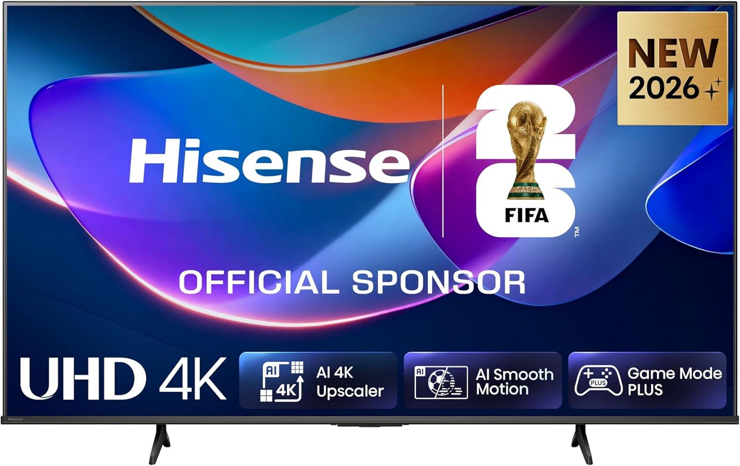 Hisense 58 '' E6DS | UHD Smart TV 4K 60 Hz, 147,3 cm (58"), 3840 x 2160 Pixel, DLED, Smart-TV, WLAN, Schwarz