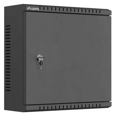 Lanberg Szafa SZAFA INSTALACYJNA TPR 10" Z PŁYTĄ MESH 340X340X140 CZARNA (ZŁOŻONA) (WAT1-3414-00B)