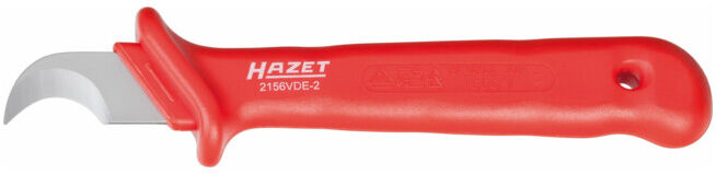 Couteau pour câbles et à dénuder, avec isolation de protection 2156VDE-2 HAZET (2156VDE-2)