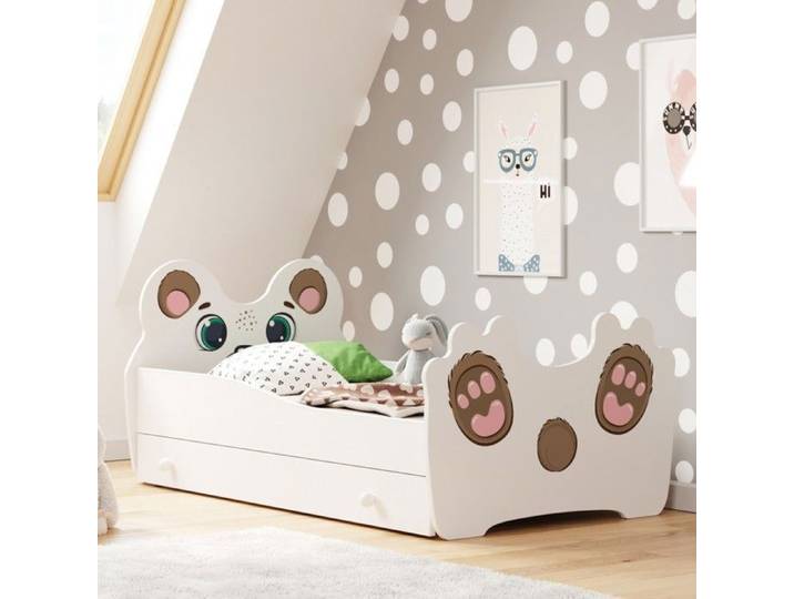 Lit enfant  TEDDY  160x80cm + tiroir + matelas