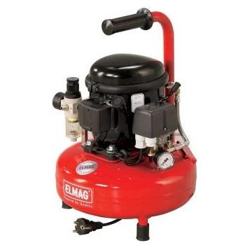 Elmag - Kompressor AIRBRUSH P 50 W Liefermenge 35 l/min 8 bar (9 l, 8 Bar) (10051)