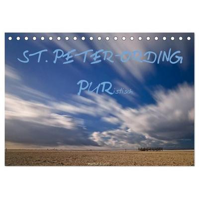 ST. PETER-ORDING PURistisch (Tischkalender 2026 DIN A5 quer), CALVENDO Monatskalender