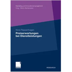 Preiserwartungen bei Dienstleistungen, Fachbücher von Nora Reppenhagen