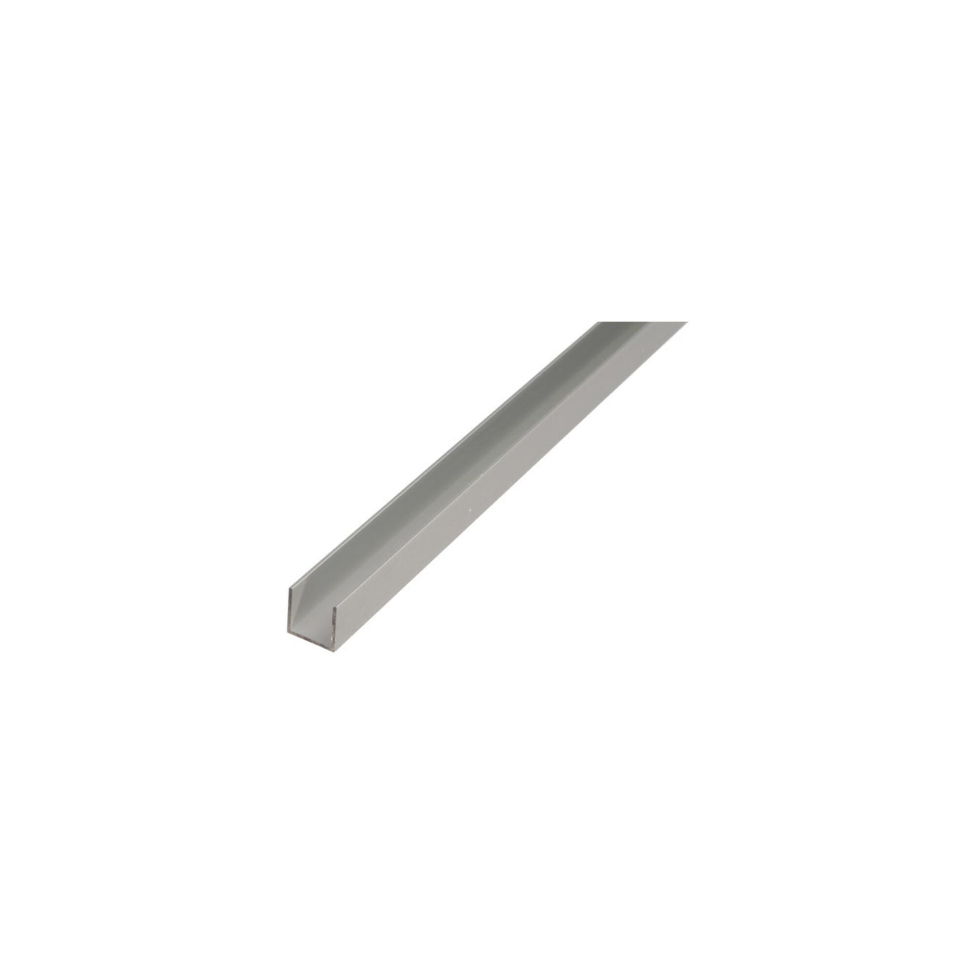 GAH Alberts U-Profil gleichschenkl.ungelocht L2000 x B20 x H20mm Aluminium, silberfarbig (474874)