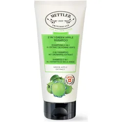 2x Mettler1929, Shampoo, 2-In-1 Shampoo mit Grünapfel-Extrakt (Flüssiges Shampoo, 200 ml)