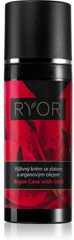 RYOR Argan Care with Gold nourishing cream with gold and argan oil 50 ml