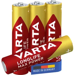 VARTA Longlife Max Power AAA Blister 4