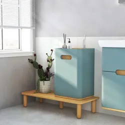 VitrA Sento Halbhochschrank 65898 40x29,5x58cm, Türanschlag links, fjordgrün matt, Dekor