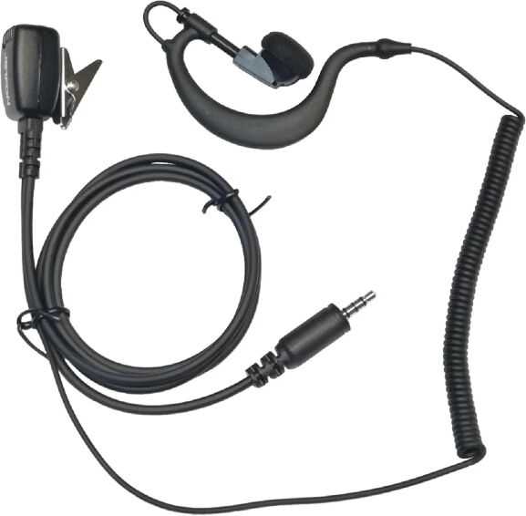 Contour d'oreille Jetfon Pro JR-1723 pour Kenwood PKT-23 Un kit main-libres conçu pour le Kenwood PKT-23, idéal pour communiquer discrètement et