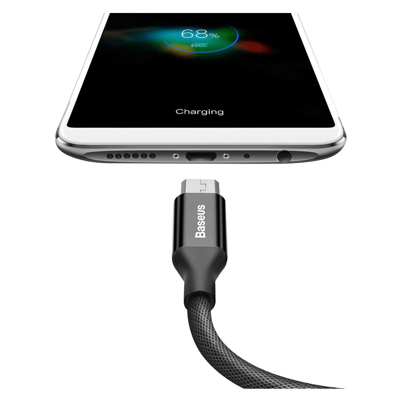Baseus Yiven Cable For Micro 1.5M Black (1.50 m, USB 2.0) (CAMYW-B01)