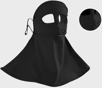 Daily Deals Depot UV Face Cover Neck Gaiter For Women black