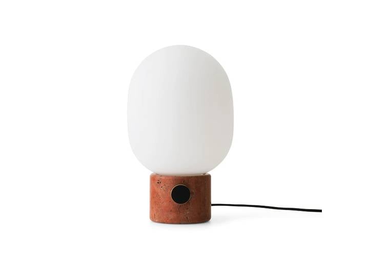 Audo Copenhagen Lampe de table JWDA Red travertine, Large