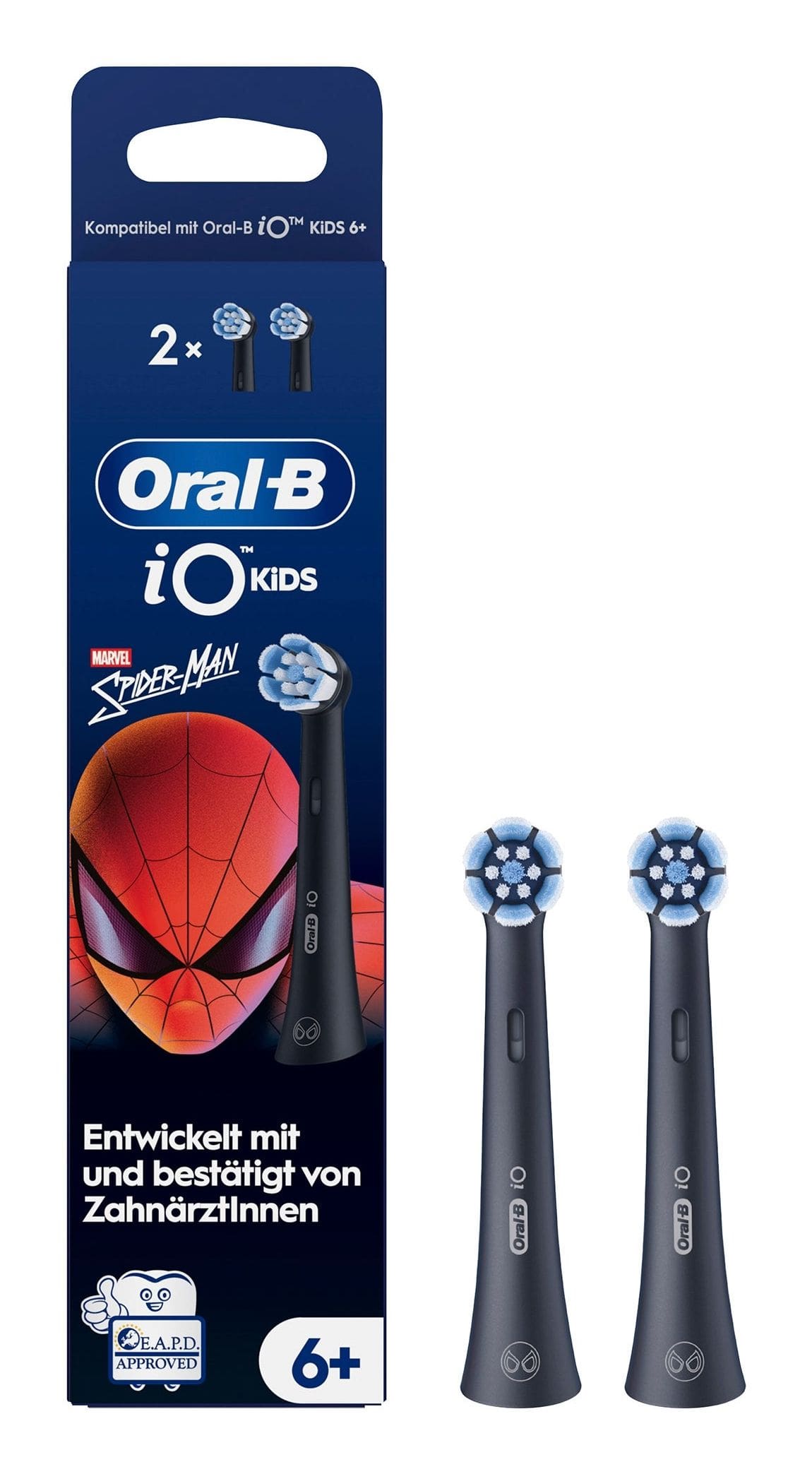 Oral-B iO Kids 6+ Marvel Spiderman Aufsteckbürsten, 2 Stück 17398123