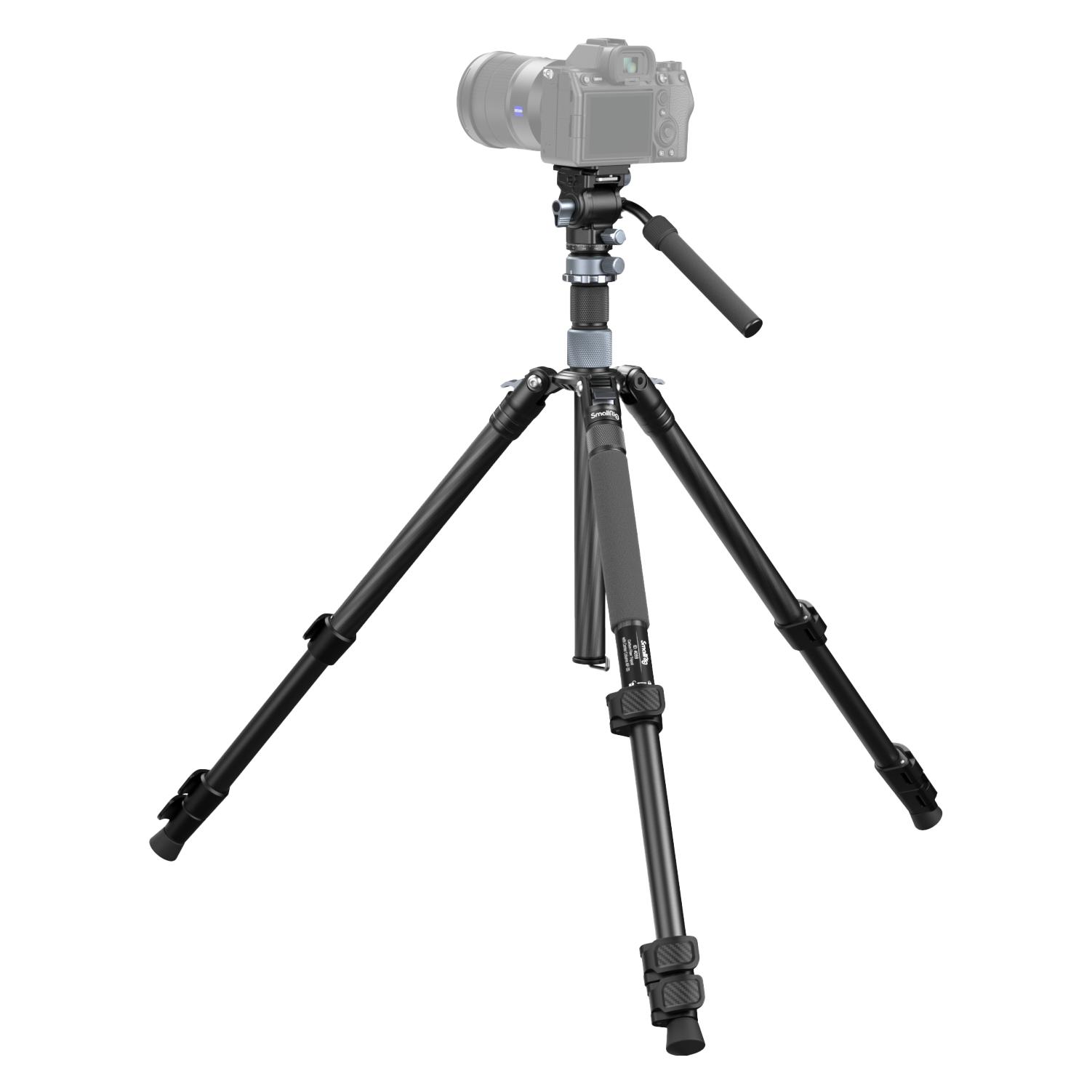 SmallRig Travel Video Tripod Kit (Carbon, Kunststoff, Metall) (4221)