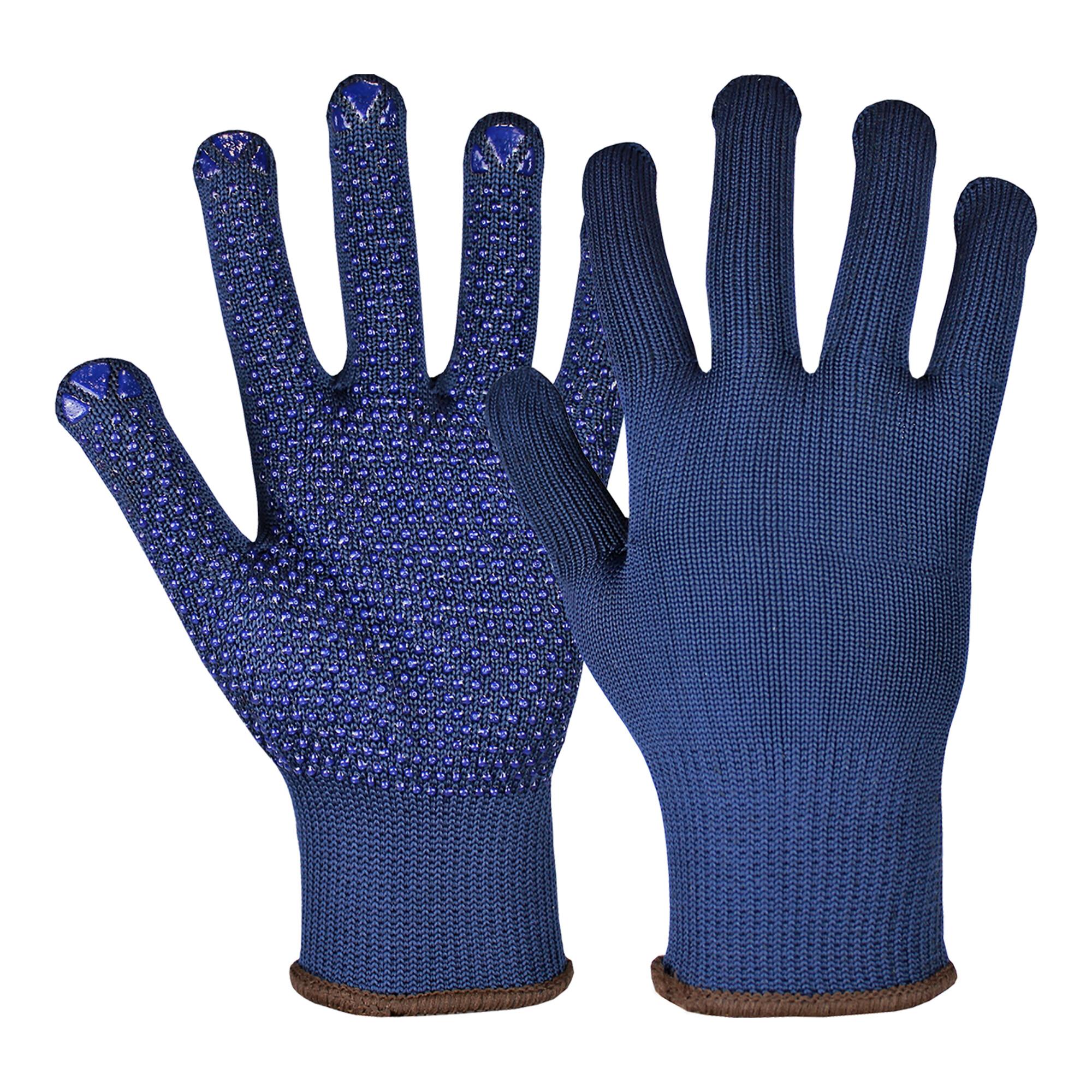 Hase Namur Blue Arbeitshandschuh aus Baumwoll-/Polyesterstrick Größe 9 (507560-9)