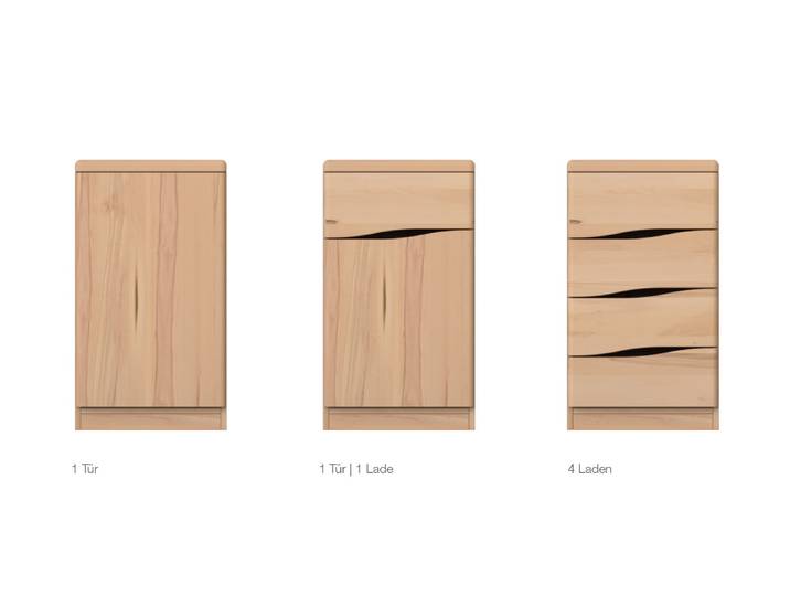 Kommode Kernbuche „Sophie“ 50 cm Massivholz Buche