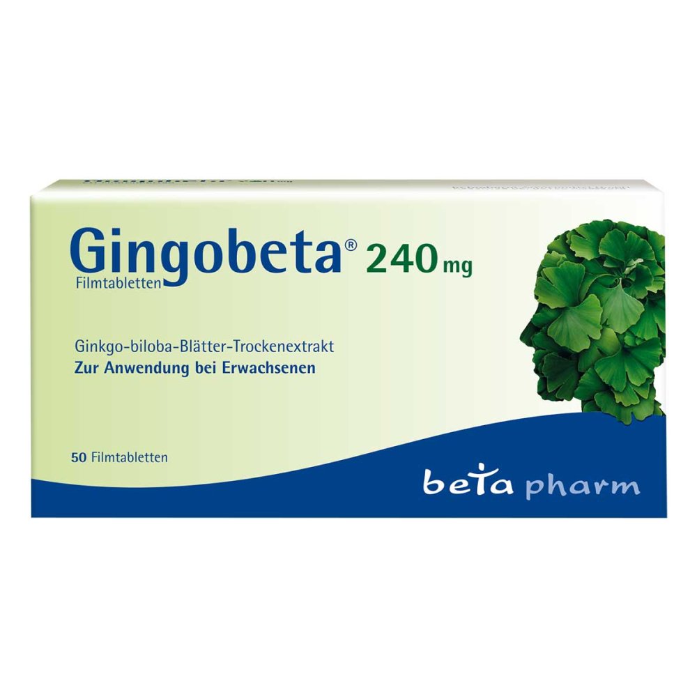betapharm Arzneimittel GmbH Gingobeta 240 mg Filmtabletten 14259724