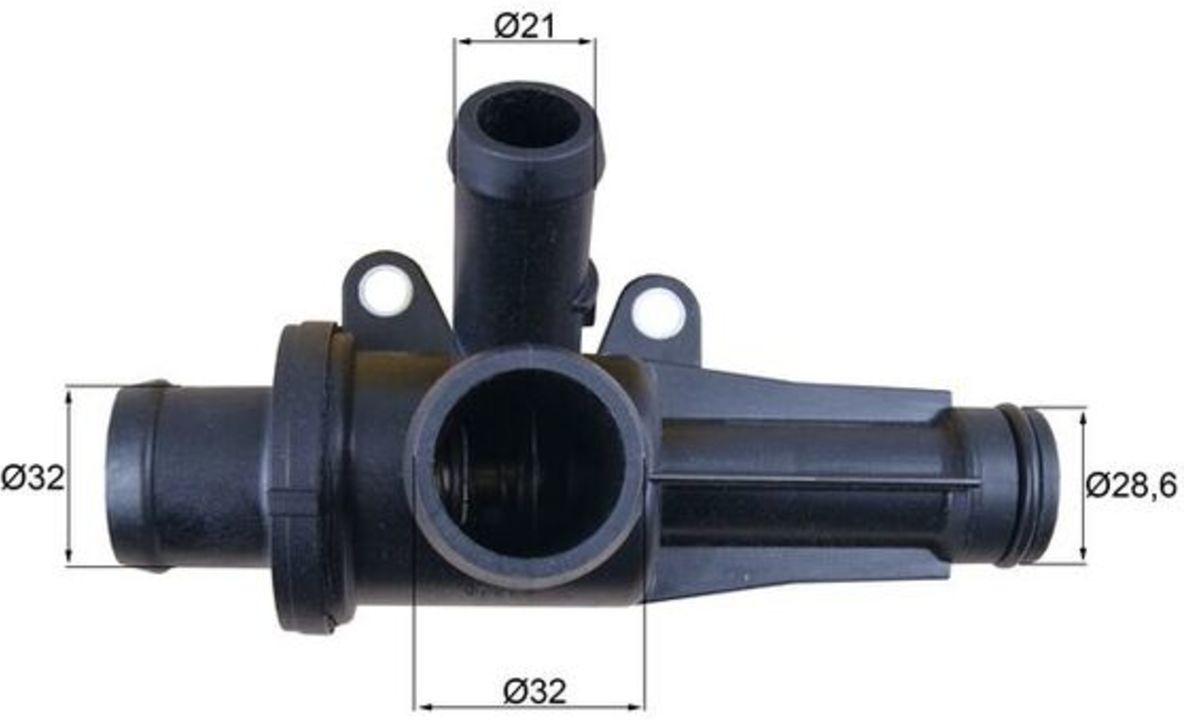 Thermostat d'eau MAHLE TH 45 87