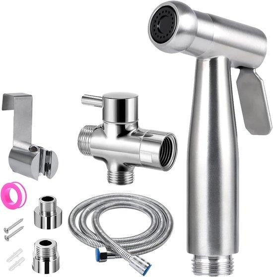 Famanu Handdoekdispenser voor toiletten - RVS - Zilver - Uitloop van 20 cm