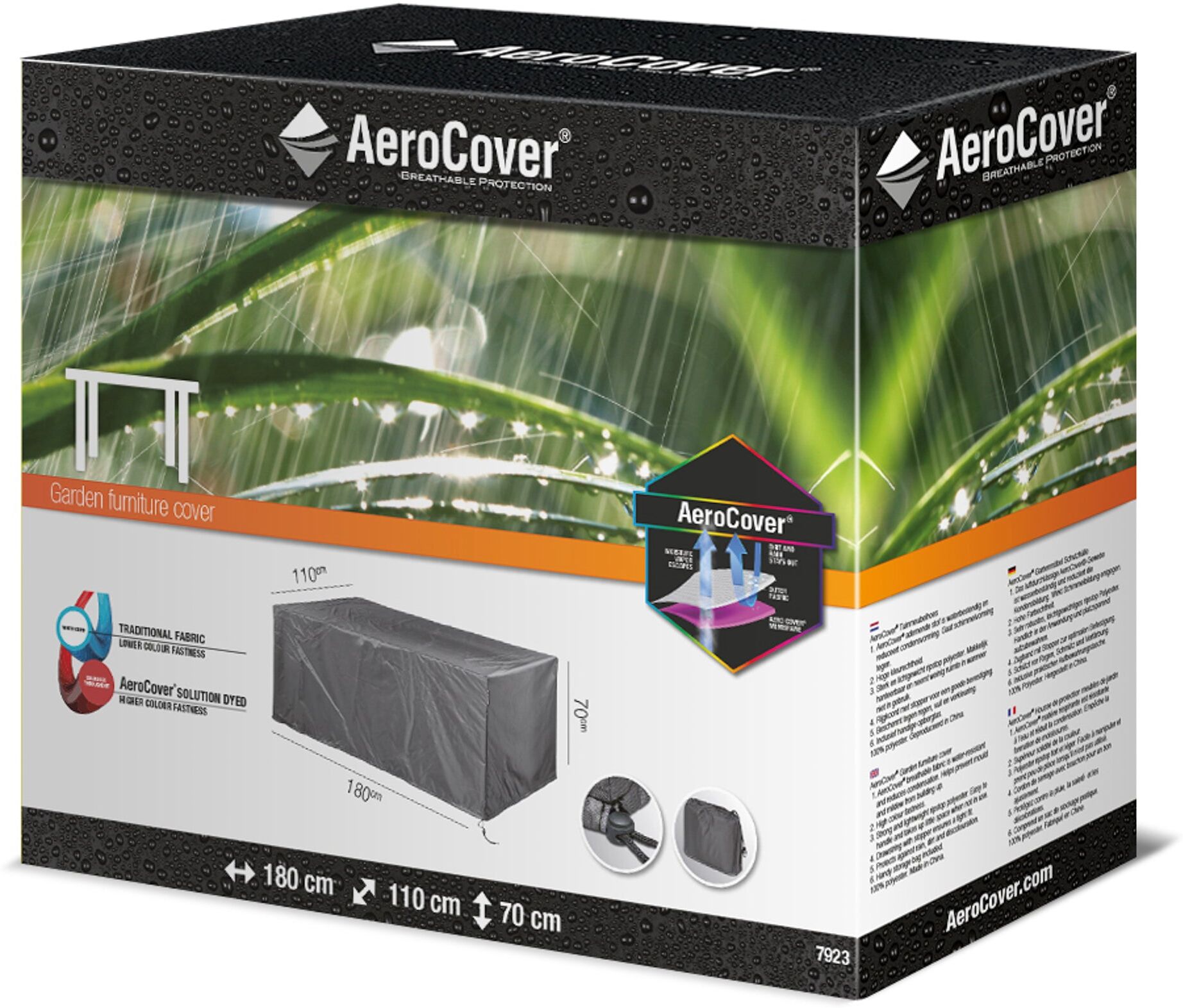 AeroCover - Table Cover 180x110x70cm high