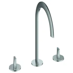 GROHE 3-Loch-Waschtischbatterie, Atrio Icon 3D 20664 edelstahl, 20664SD0 20664SD0