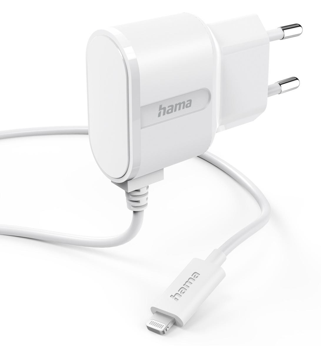 Hama Laadkabel met adapter, wit, 1,0 meter, 5 Watt