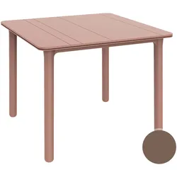 Resol »Noa« Outdoor Tisch quadratisch Trufa/White