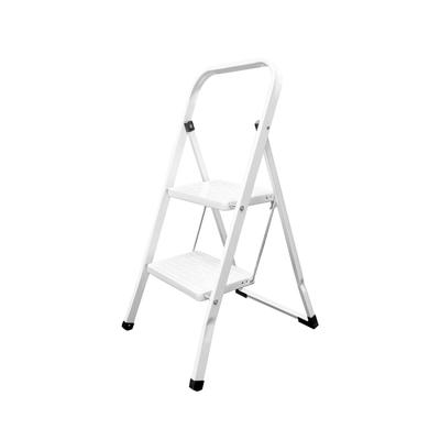 Aluminium-Haustreppe 2 Stufen, Weiße Treppe