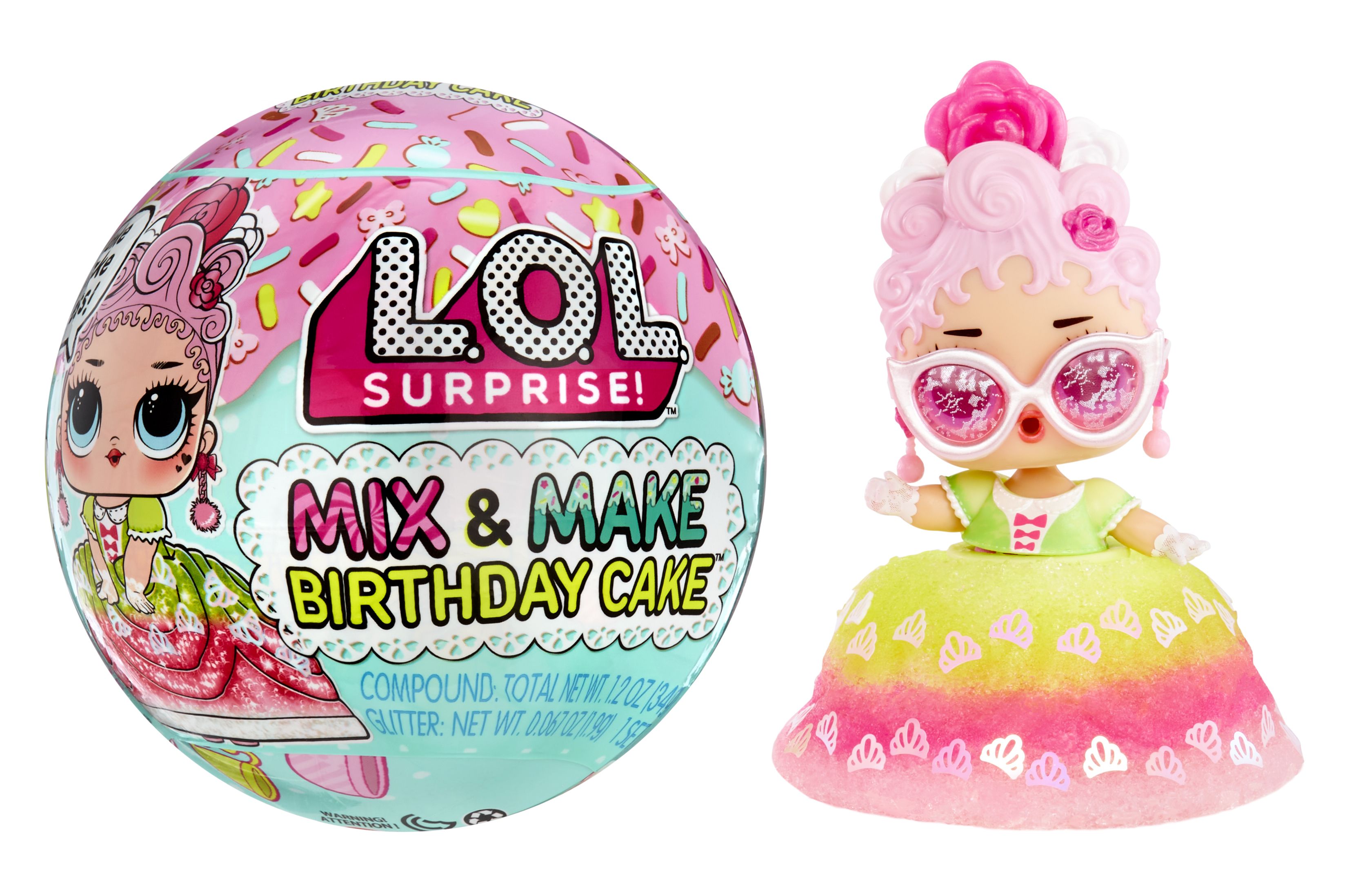 MGA Entertainment L.O.L. Surprise! Mix & Make Birthday Cake 593140EUC