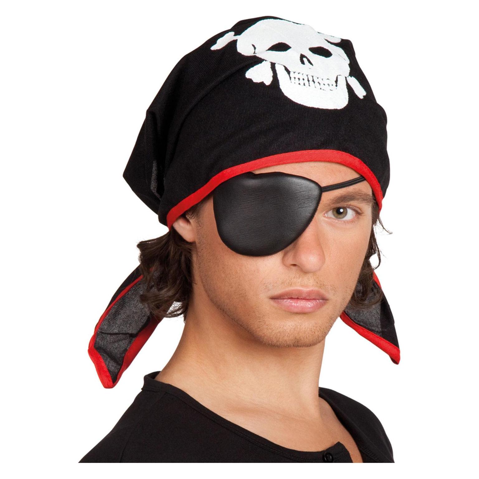 Boland Bandana Pirat mit Augenklappe (74195)