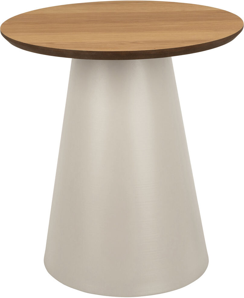 Latitude Run Balliet Coffee Table Brown Top/Silver Base 42 H x 90 W x 90 D cm