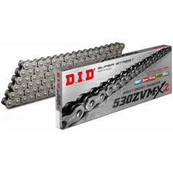 DID, Motorrad Zubehör, Antriebskette 50(530)ZVMX2-112 (112 Glieder) X-Ring (offen + Ring) (50ZVMX2-112)